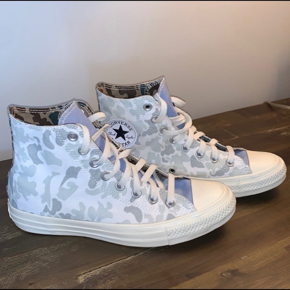 Converse Shoes - Totally Rad Custom Camo Converse! M 6.5, W 8.5!